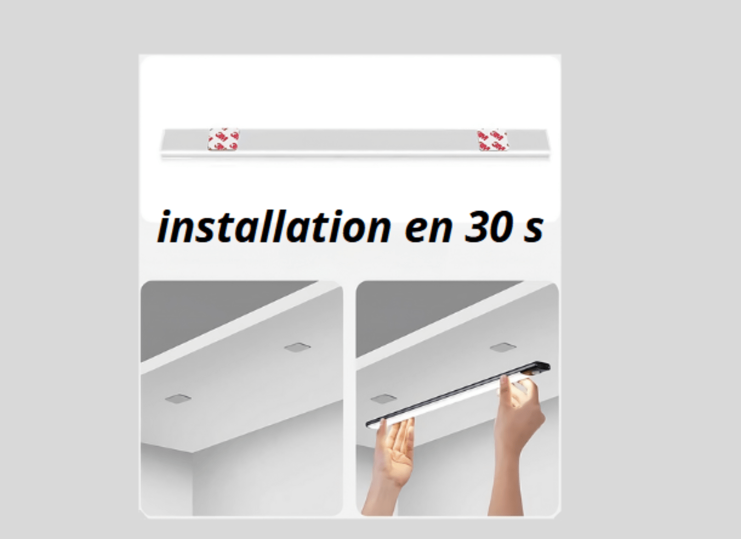 Barre a led a fixation aimantée - Simpleos